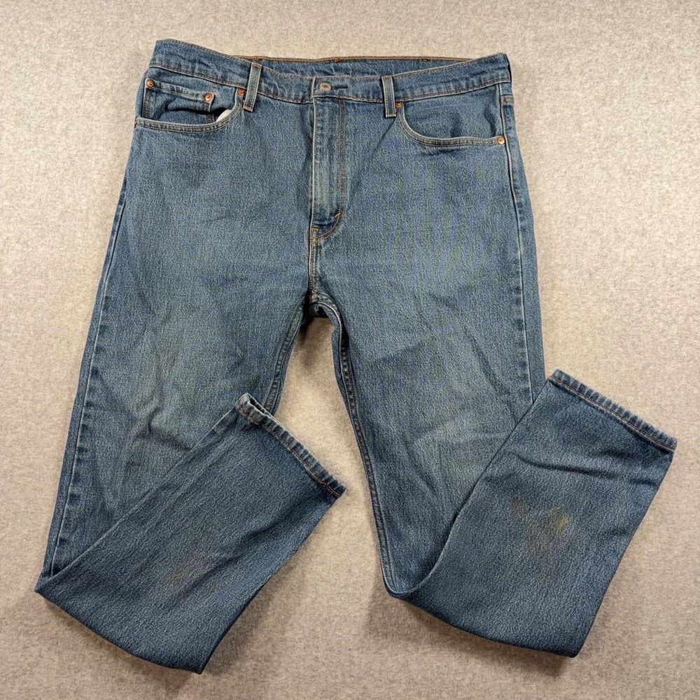 Levis 512 Jeans Mens 38x30 Blue Slim Taper Stretch Denim Medium Wash 28833-2800
